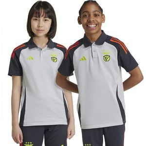 Adidas - Benfica 24/25 - Polo - Zwart - Gemaakt van 65% Gerecycled Polyester en 35% Katoen