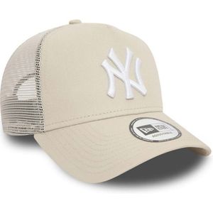 New Era League Ess New York Yankees Trucker Cap Beige  Man