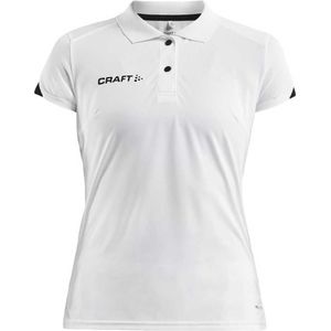 Craft Pro Control Impact Short Sleeve Polo Wit XS Vrouw
