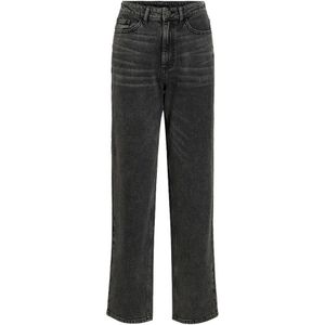 Vila Kelly Jaf Straight Fit Hoogzittende Jeans