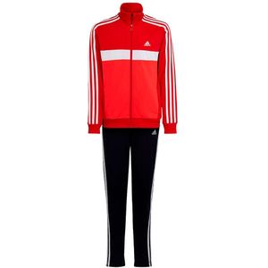 Adidas 3s Tiberio Track Suit Rood,Zwart 13-14 Years Meisje