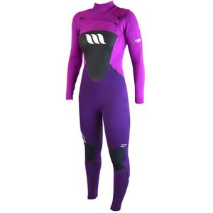West Lotus 3/2 Mm Girl Lange Mouwen Neopreen Wetsuit Met Borst Rits
