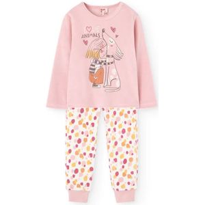 Boboli Velour Pyjama Met Lange Mouwen