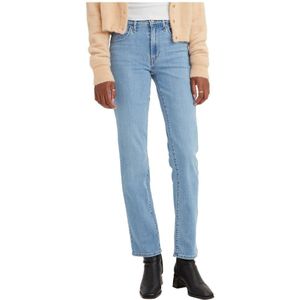 Levi´s ® 724 High Rise Straight Jeans Blauw 26 / 32 Vrouw