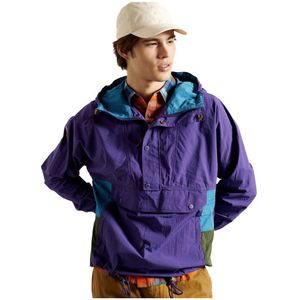 Superdry Mountain Overhead Jacket Paars L Man