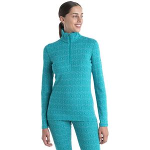 Icebreaker 260 Vertex Herenga Merino Long Sleeve Base Layer Groen L Vrouw