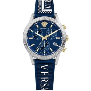Versace Vekb002 Watch Blauw
