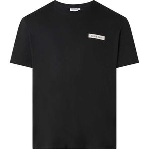 Calvin Klein Matte Back Logo Comfort Short Sleeve T-shirt Zwart XL Man