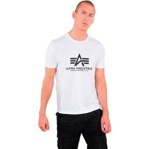 Alpha Industries Basic Short Sleeve T-shirt Wit 4XL Man