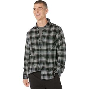 Hurley Portland Organic Long Sleeve Shirt Grijs S Man