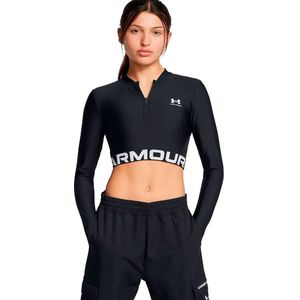 Heatgear Rib 1 4 Zip Ls-Blk Size : MD