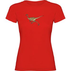 Kruskis Dino Run Short Sleeve T-shirt Rood XL Vrouw