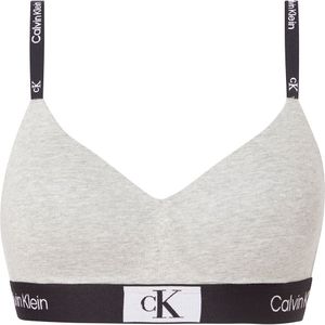 Calvin Klein Underwear Lght Lined Bralette Bra Grijs L Vrouw