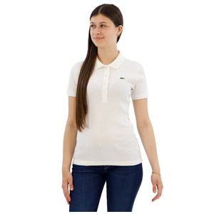 Lacoste Df5377 Short Sleeve Polo Wit 36 Vrouw