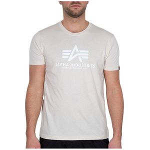 Alpha Industries Basic Short Sleeve T-shirt Wit XS Man