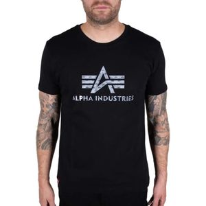 Alpha Industries 3d Camo Logo T-shirt Met Korte Mouwen