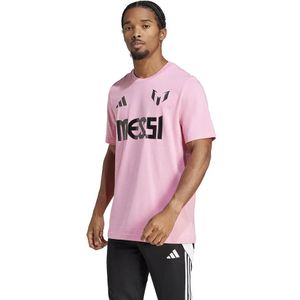 adidas - Performance Messi - T-shirt - Roze - Heren