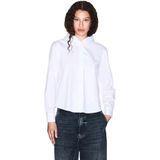 A|X Armani Exchange - XW000730AF12812U0002 - Shirt met Capuchon - Wit - Katoen - Lange Mouwen