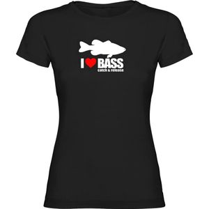 Kruskis I Love Bass T-shirt Met Korte Mouwen