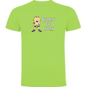 Kruskis Born To Run Short Sleeve T-shirt Groen M Man