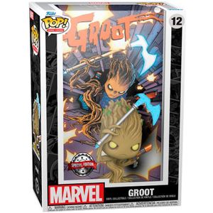 Funko Pop Comic Cover Marvel Groot Exclusive Figure Goud