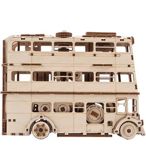 Ugears The Knight Bus Wooden Mechanical Model Goud