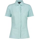 CMP - Geruit Damesoverhemd - Korte Mouwen - Stretch - Dry Function Technologie
