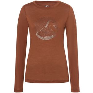 Super.natural Mountain Mandala Tree T-shirt Met Lange Mouwen