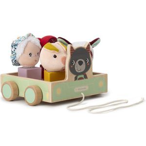 Lilliputiens Louis Pull Along Picnic Car & Shape Sorter Goud