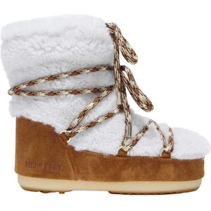 Moon Boot Lab69 Icon Light Low Shearling Snow Boots Beige EU 37-38 Vrouw