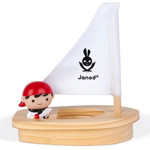 Janod Jon Moss And His Boat Beige,Wit 1-4 Years