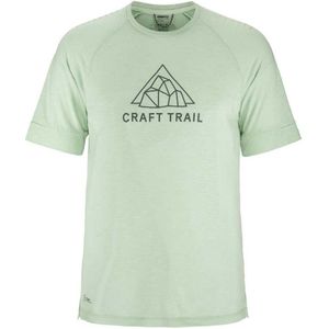 Craft Pro Trail Wool Short Sleeve T-shirt Groen L Man