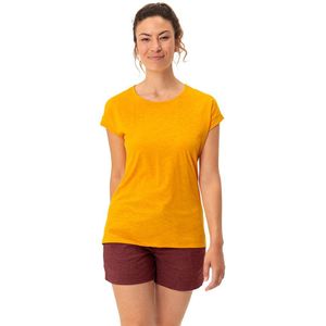 Vaude Moja Iv Short Sleeve T-shirt Geel 38 Vrouw