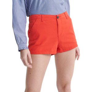 Superdry Hot Chino Shorts Rood M Vrouw