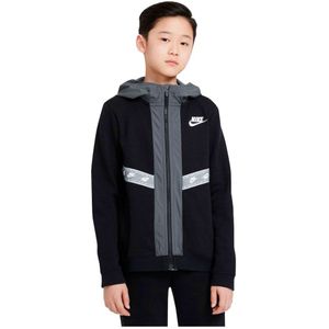 Nike Sportswear Full Zip Sweatshirt Zwart 13-15 Years Jongen