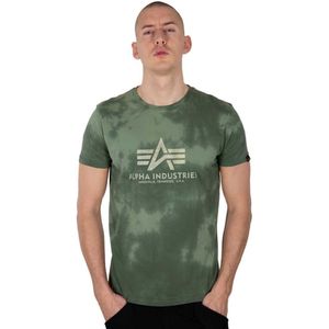 Alpha Industries Basic Batik Short Sleeve T-shirt Groen M Man