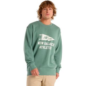 New Balance - Varsity Pennant - Sweatshirt - Grijs - Katoen