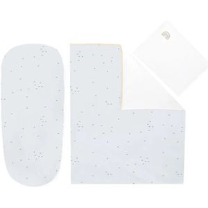 Kikkaboo Stripy Friends 6-delige Wieg Beddengoed Set