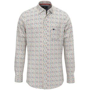 Fynch Hatton Combi Print Overhemd Met Lange Mouwen