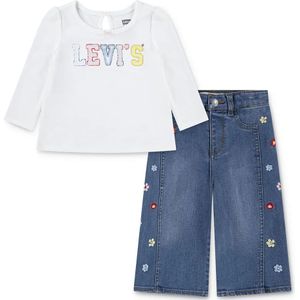 Levi's - Kids Set - Blauw - Denim - 2-delig - Shirt en Jeans