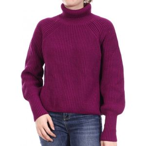 Superdry Amy Ribbed Roll Neck Sweater Roze XS Vrouw