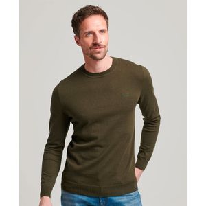 Superdry Vintage Emb Cotton/cash Sweater Groen 3XL Man