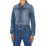 Tussenjas - Effen - Katoen - Normale Pasvorm