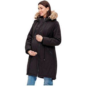 Mamalicious Amy 3in1 Maternity Padded Jacket Zwart XL Vrouw
