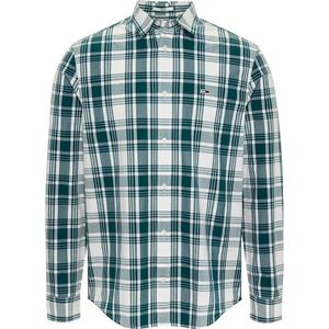 Tommy Jeans Reg Check Overhemd Met Lange Mouwen