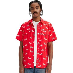 Levi's - Relaxed Fit Western T-shirt - Groen - Katoen