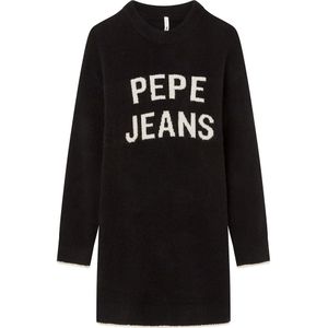 Pepe Jeans Veronique Long Sleeve Dress Zwart 10 Years Meisje
