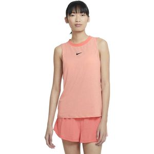 Nike Court Advantage Sleeveless T-shirt Oranje L Vrouw