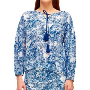 Sundek Toile De Jouy Blouse Met Lange Mouwen