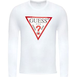 Guess Slim Fit T-shirt Met Lange Mouwen